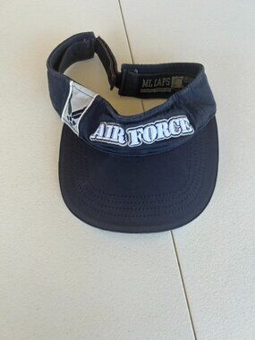 US Air Force Embroidered Military Pride Adjustable Golf Tennis Sun Visor